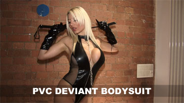 Dani Thompson Pvc Deviant Bodysuit Video