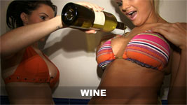 Emma S  and Gemma Massey Wine Video