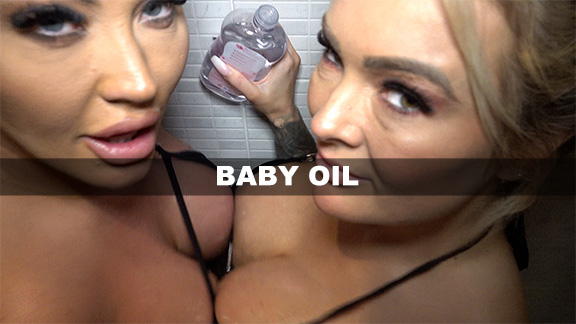 Jacqui Ryland and Charley Atwell Baby Oil Video